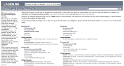 Desktop Screenshot of lagen.nu